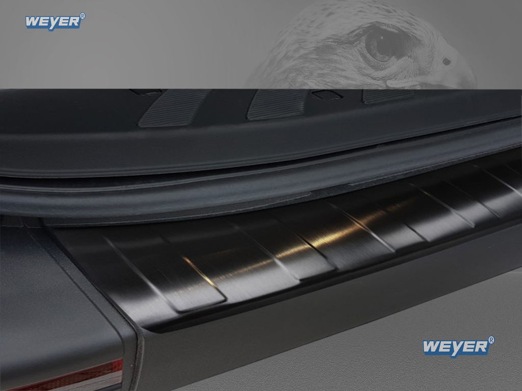 43198-Weyer-Edelstahl-Ladekantenschutz-Mercedes-Sprinter_III-graphit-blackline-1 MERCEDES SPRINTER III Year 2018> WEYER stainless steel rear bumper protection - graphite-/black Line