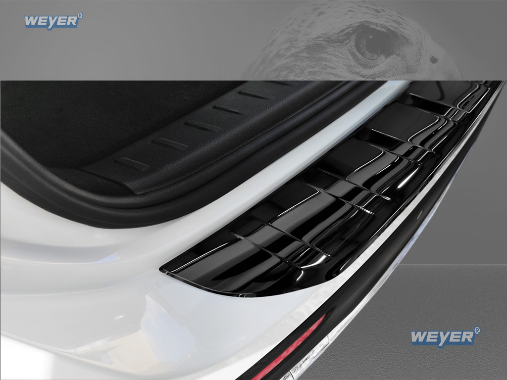 55041-Weyer-Edelstahl-Ladekantenschutz-Mercedes-Benz-GLB-X247-2019-hochglanz-schwarz-4 MERCEDES GLB X247 Year 2019> WEYER stainless steel bumper protection- high gloss black