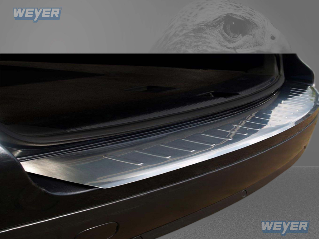 VW TOUAREG I FL  ab Baujahr 2007-2010, WEYER Edelstahl Ladekantenschutz