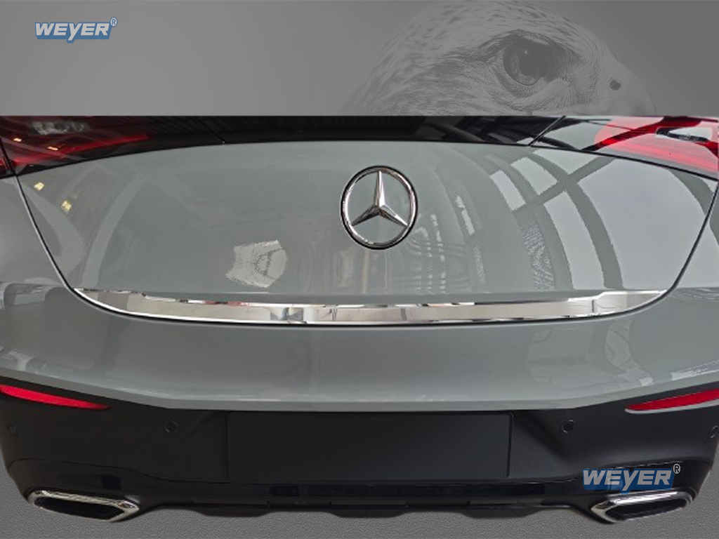 MERCEDES GLC COUPE C254 ab Baujahr 2023-, WEYER EDELSTAHL LEISTE FÜR HECKKLAPPE 