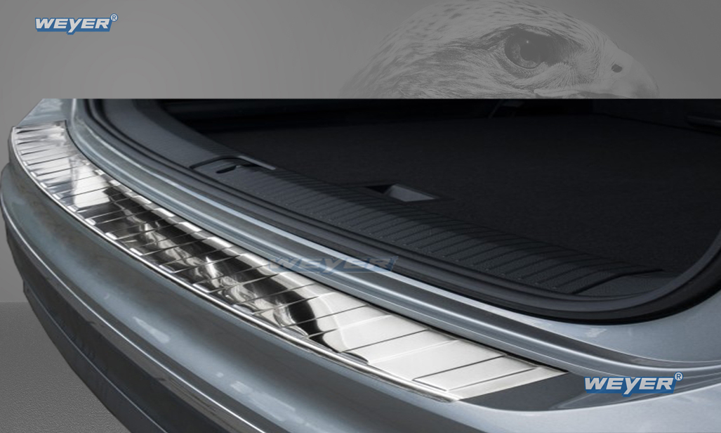 42029-Weyer-Edelstahl-Ladekantenschutz-VW-Tiguan-II-hochglanz-Mirror-1 VW TIGUAN II (AD1) + TIGUAN ALLSPACE Year 2015- 2020>, WEYER stainless steel bumper protection high gloss - Super mirror