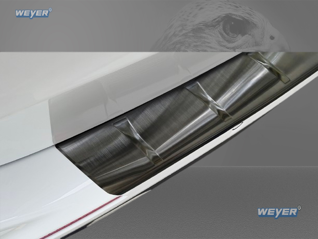MERCEDES E Klasse W214, T-Model ab Baujahr 2023->, WEYER Edelstahl Ladekantenschutz-graphite/black MERCEDES E Klasse W214, T-Model ab Baujahr 2023->, WEYER Edelstahl Ladekantenschutz-graphite/black