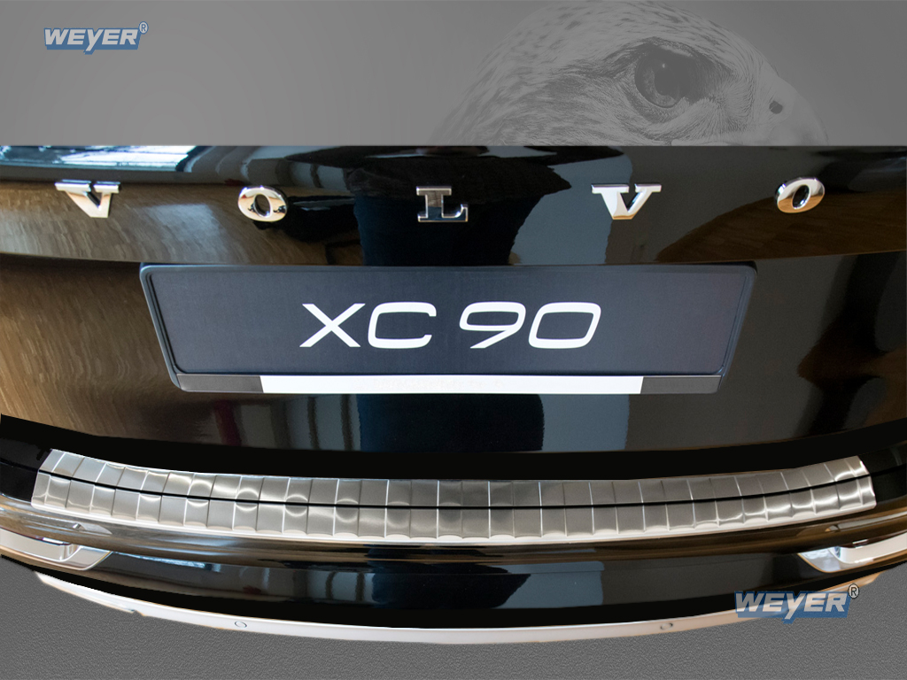 44728-Weyer-Edelstahl-Ladekantenschutz-Volvo-XC90-1 VOLVO XC90 ab Baujahr 2015, WEYER Edelstahl Ladekantenschutz