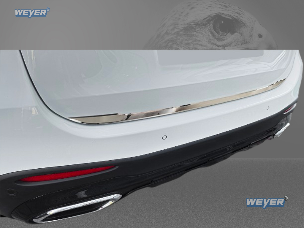 MERCEDES GLC X254 ab Baujahr 2022-, WEYER EDELSTAHL LEISTE FÜR HECKKLAPPE 