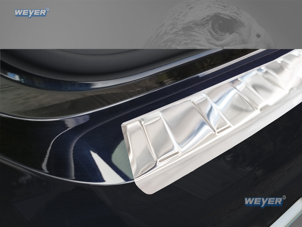 44736-Weyer-Edelstahl-Ladekantenschutz-BMW-iX3-G08-2020-6 BMW IX3 Year 2020-09/2021, WEYER stainless steel rear bumper protection satin finish