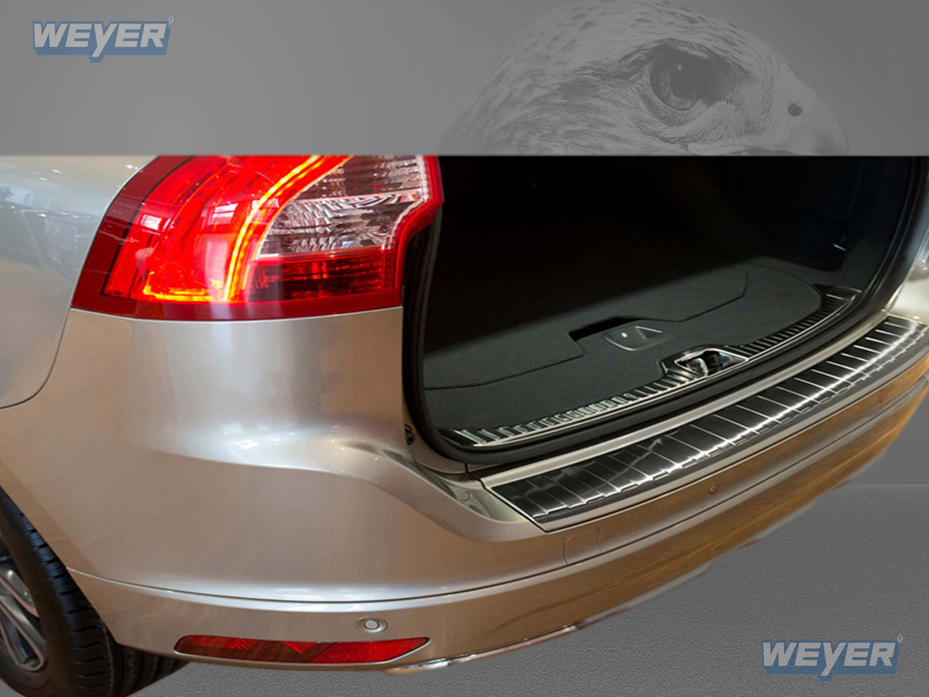 43003-Weyer-Edelstahl-Ladekantenschutz-Volvo-XC60-FL-graphit-blackline-1 VOLVO XC-60 FL ab Baujahr 2013-2017, WEYER Edelstahl Ladekantenschutz - graphite/black Line