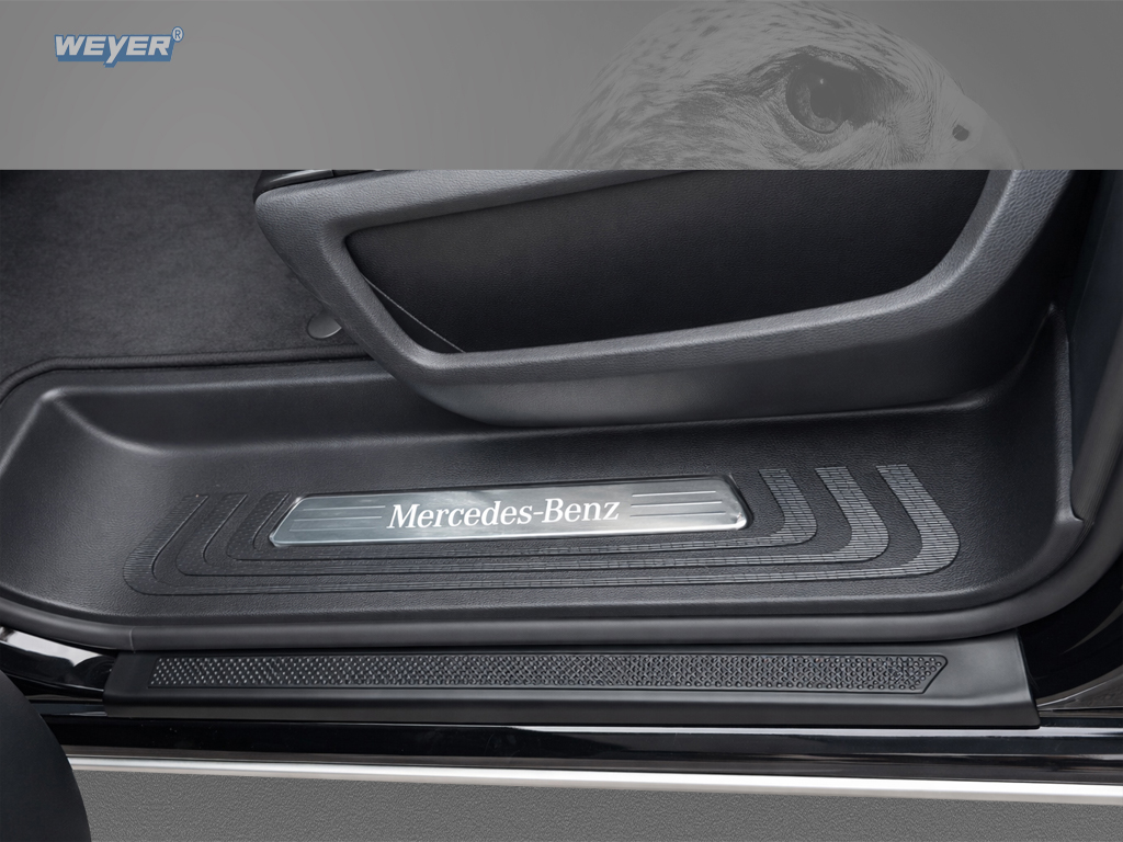 seitliche Einstiegsleisten aus Polyuretan für Mercedes  Viano W639 Bj. 2003-2013