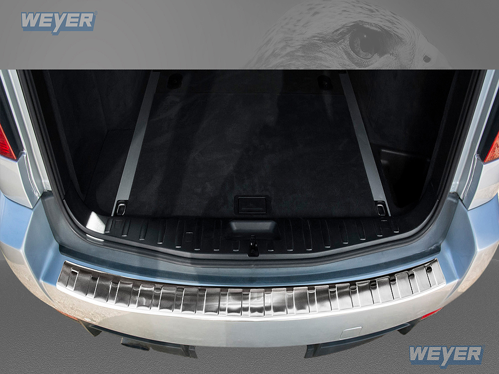 44920-Weyer-Edelstahl-Ladekantenschutz-BMW-X3-E83 BMW X3 E83 ab Baujahr 2006-2010, WEYER Edelstahl Ladekantenschutz